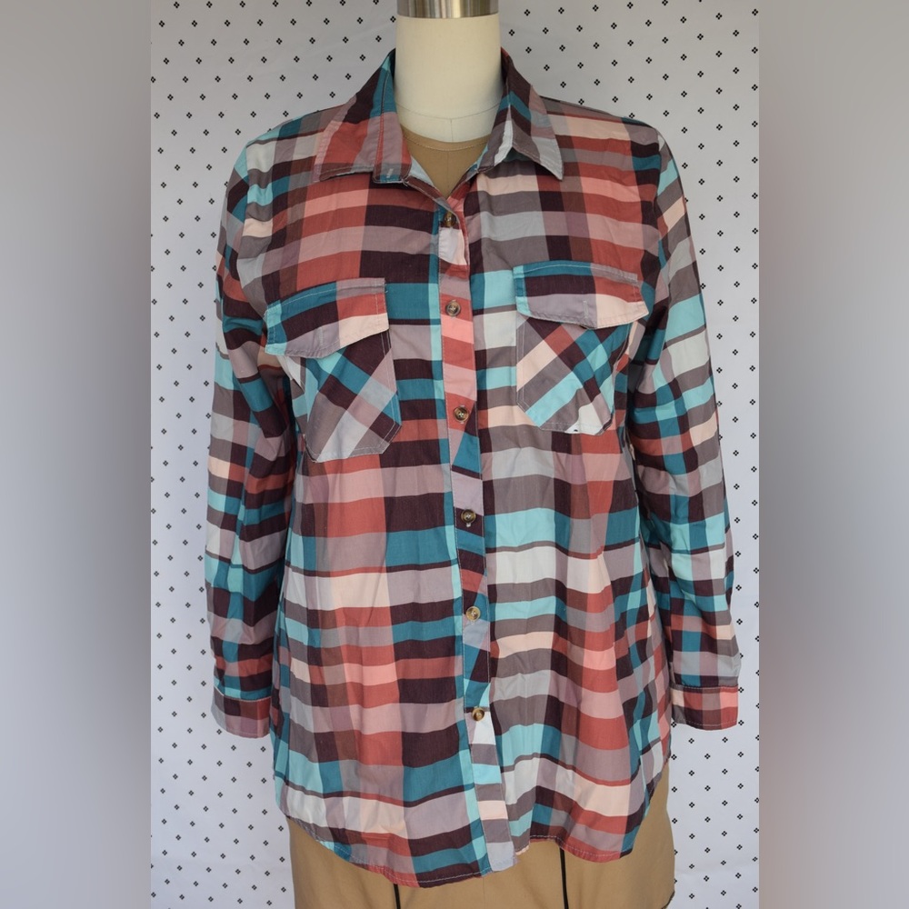 Flannel button up shirt